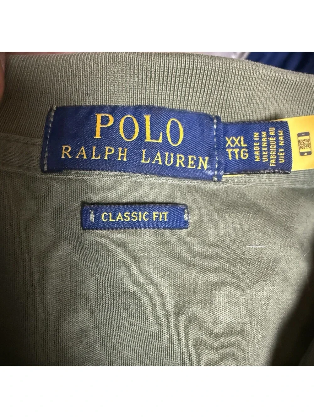 Polo Ralph Lauren Green XXL Polo Shirt Flesh Pony Soft Cotton Essential